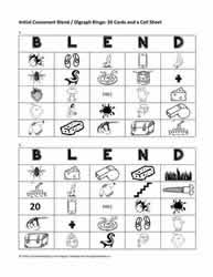 Digraph and Blend Bingo Cards 5-6